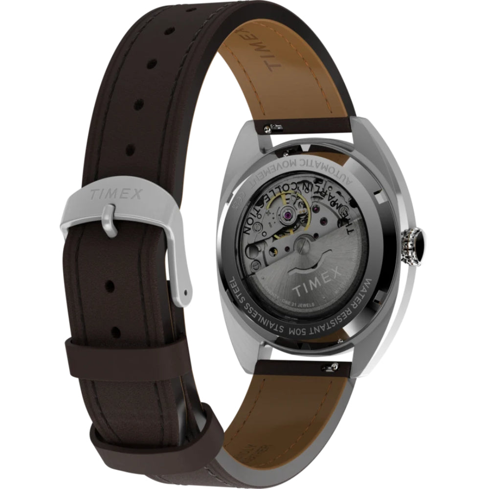 Men's Timex Marlin Automatic Watch with Automatic Movement and Silver Dial – TMX-0054
