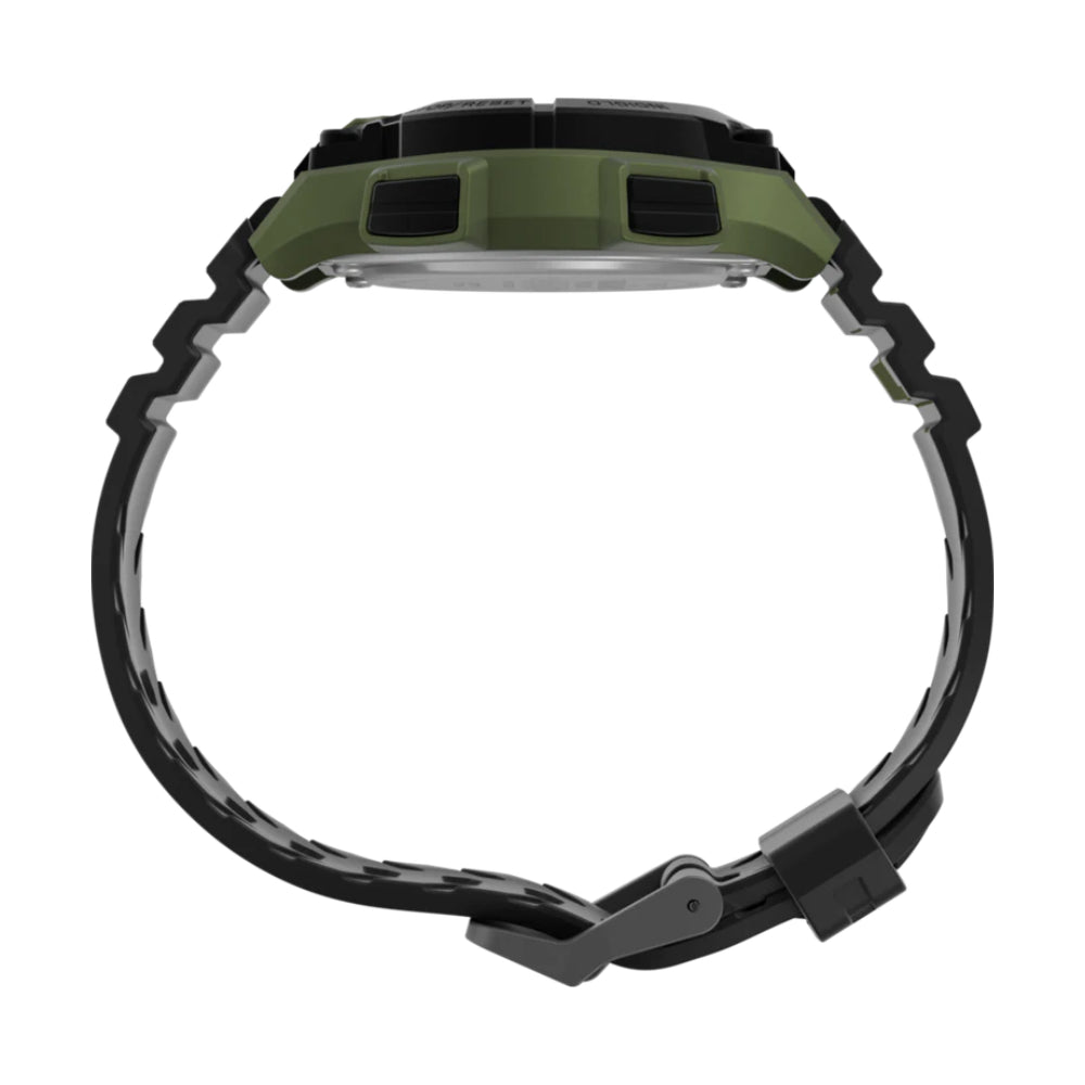Timex Men's Ironman Shock Endure Quartz Watch with Black Dial - TMX-0063