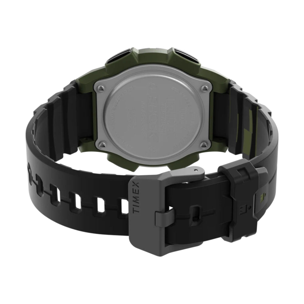 Timex Men's Ironman Shock Endure Quartz Watch with Black Dial - TMX-0063