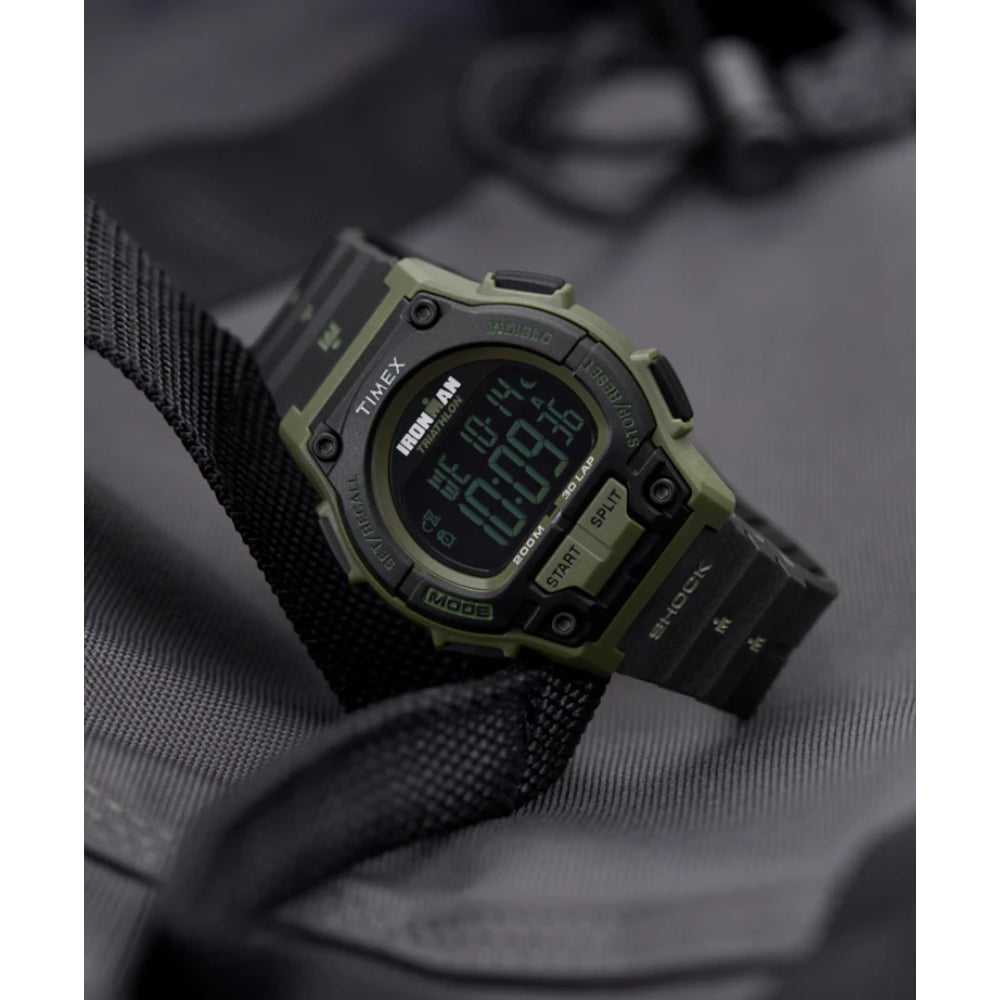 Timex Men's Ironman Shock Endure Quartz Watch with Black Dial - TMX-0063