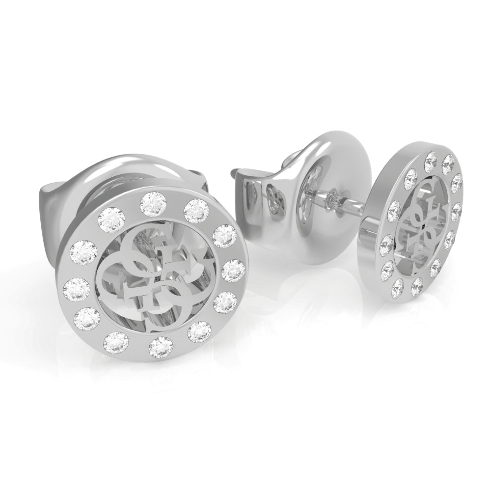 Guess Silver Earrings for Women - GWCER-0093(S)