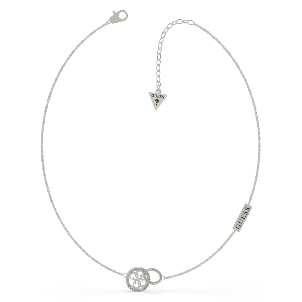 Guess Silver Necklace for Women - GWCNL-0014(S)