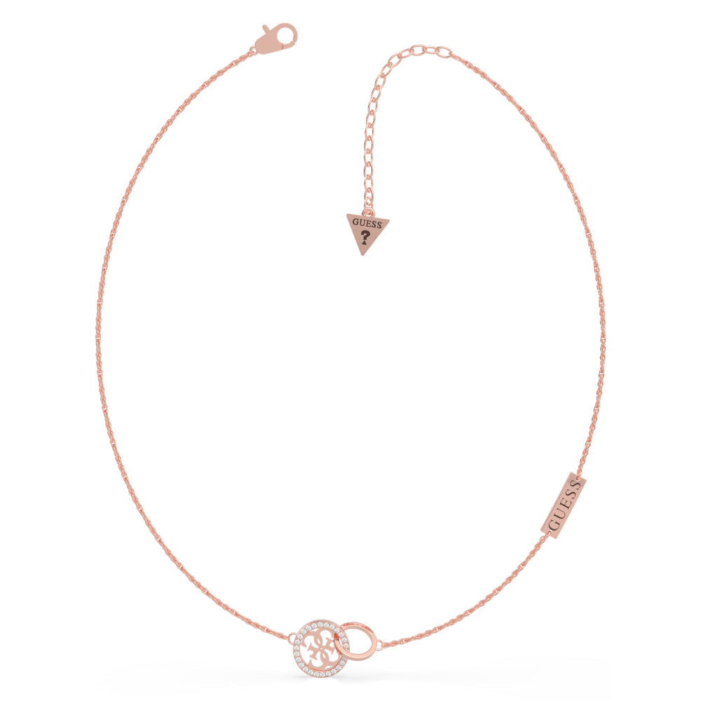 Guess Rose Gold Necklace for Women - GWCNL-0015(RG)