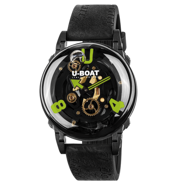 ساعة U-65 مقاس 44 مم – PVD باللون الأخضر. يو بوت UBT-0010+T.S.PIN