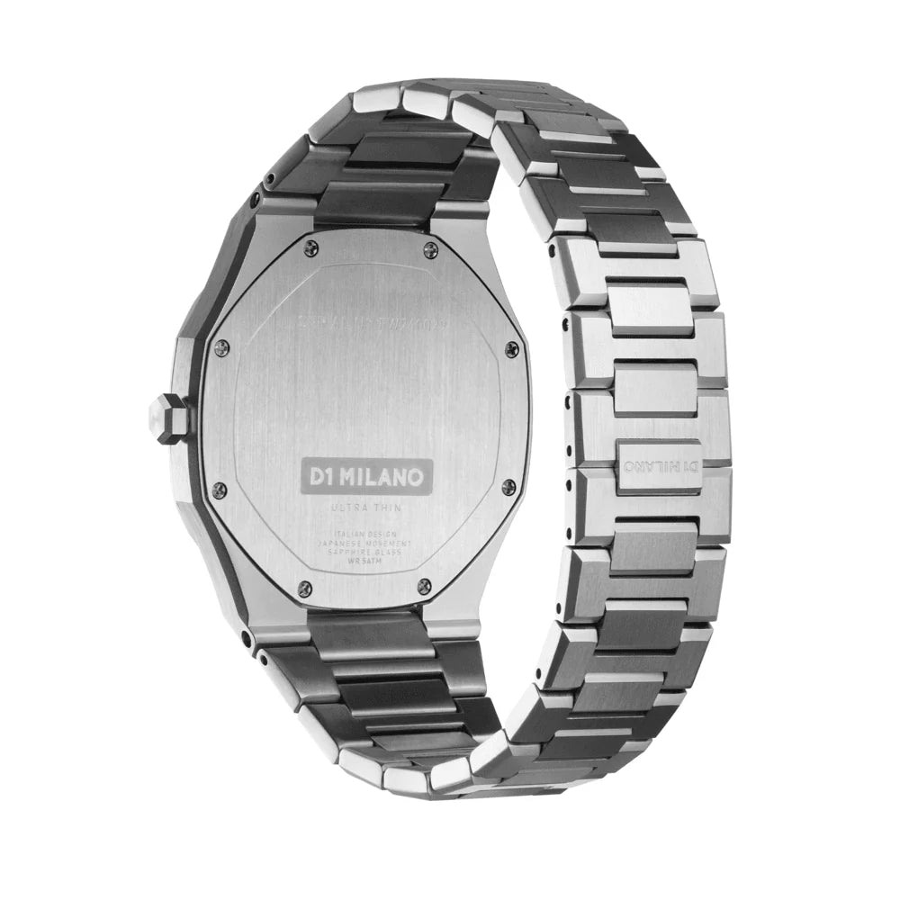 D1 Milano Men's Ultra-Thin Watch with Quartz Movement and Black Dial - ML-0367