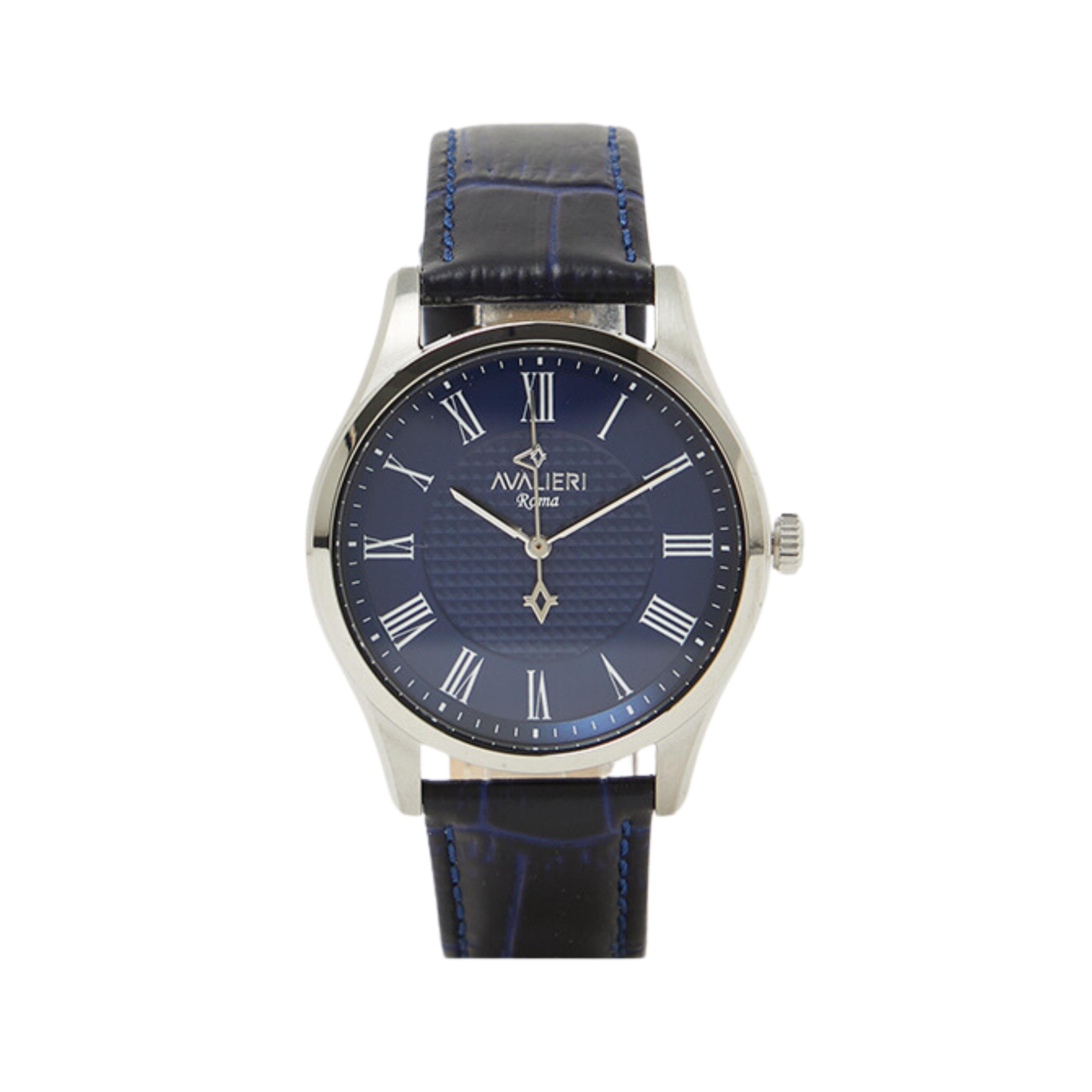 Avalieri Men's Quartz Blue Dial Watch - AV-2622B