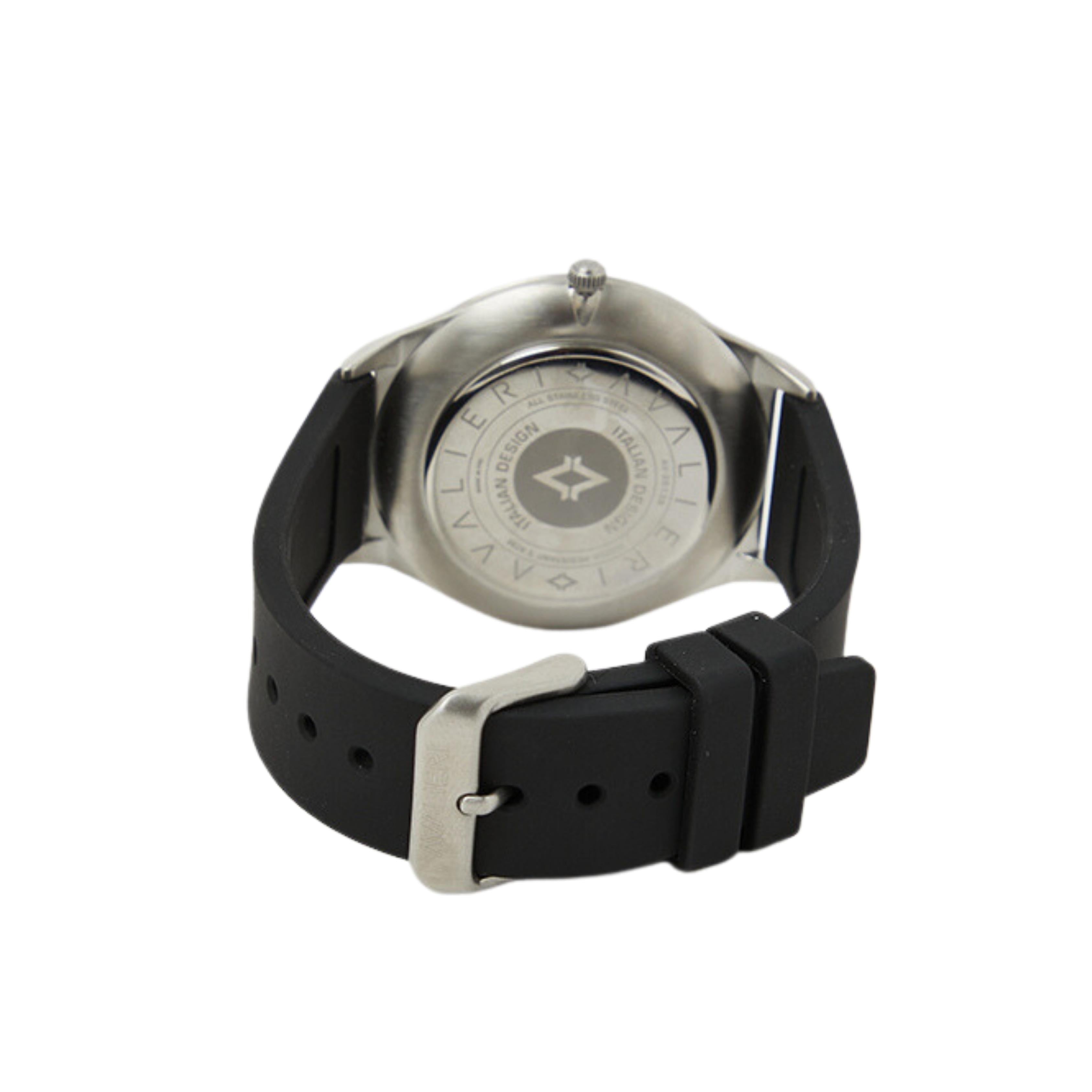 Avalieri Men's Quartz Black Dial Watch - AV-2613B