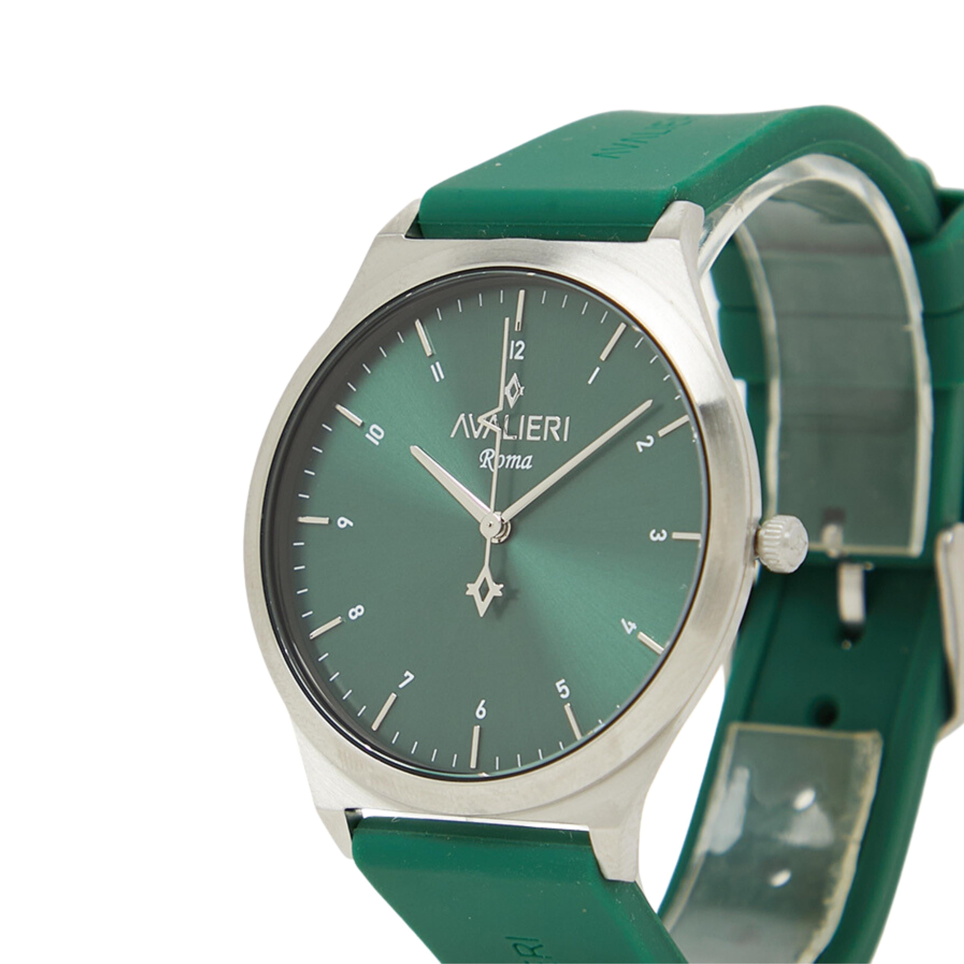 Avalieri Men's Quartz Green Dial Watch - AV-2612B