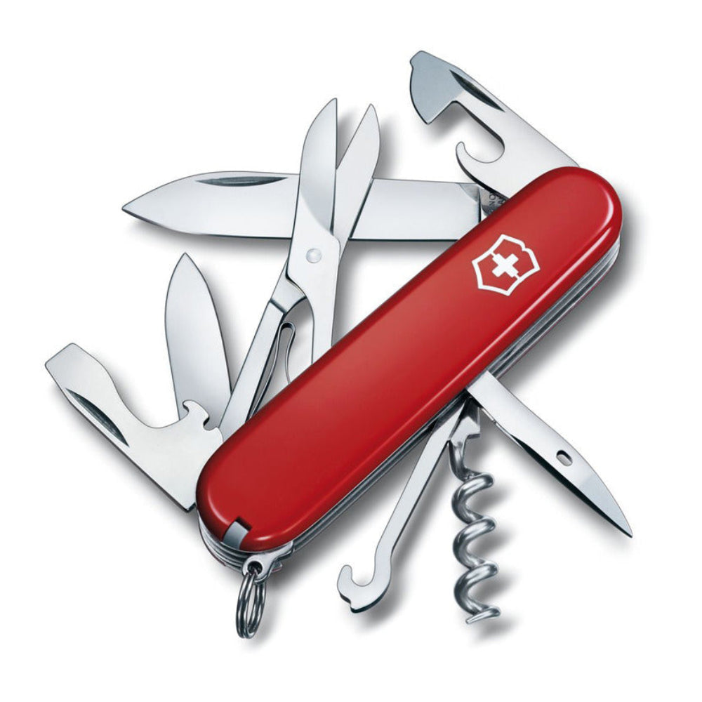 سكين جيب سويسري باللون الأحمر للرجال والنساء من فيكتورينوكس - VTKF-0021