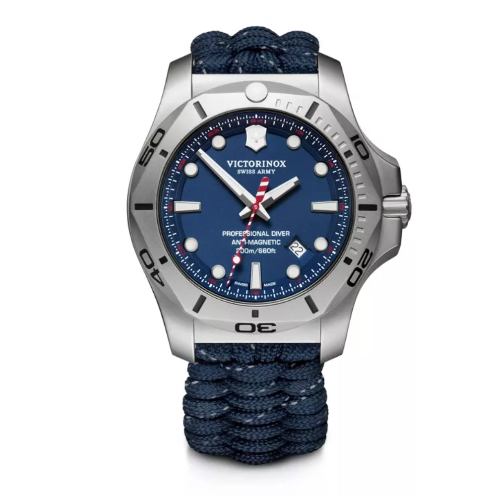Victorinox Men's Quartz Blue Dial Watch - VTX-0118 + SET
