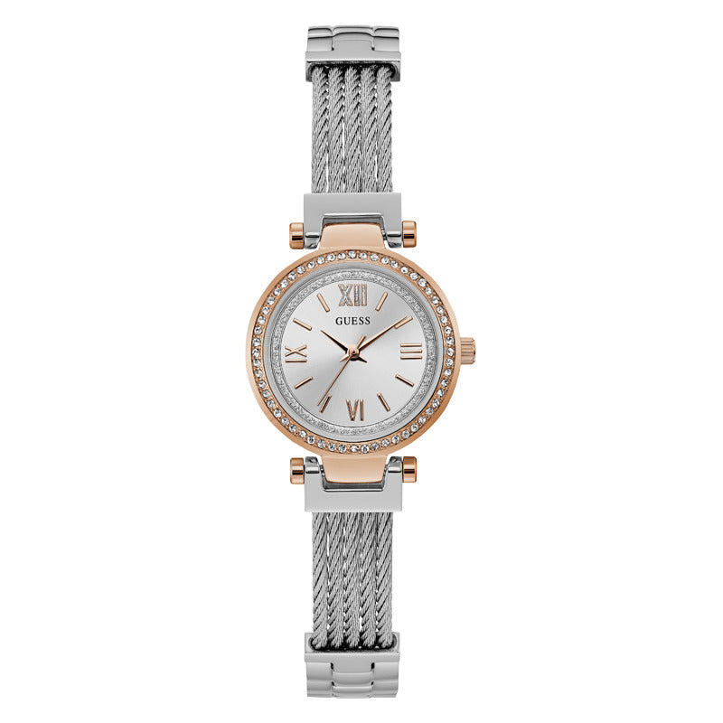 Guess Women's Quartz Watch, Silver Dial - GWC-0196