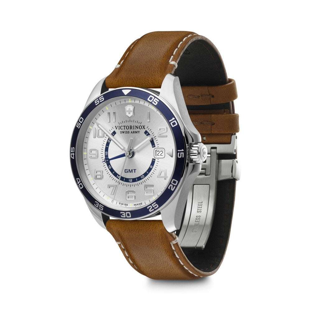 Victorinox Men's Quartz Watch with Silver White Dial - VTX-0130