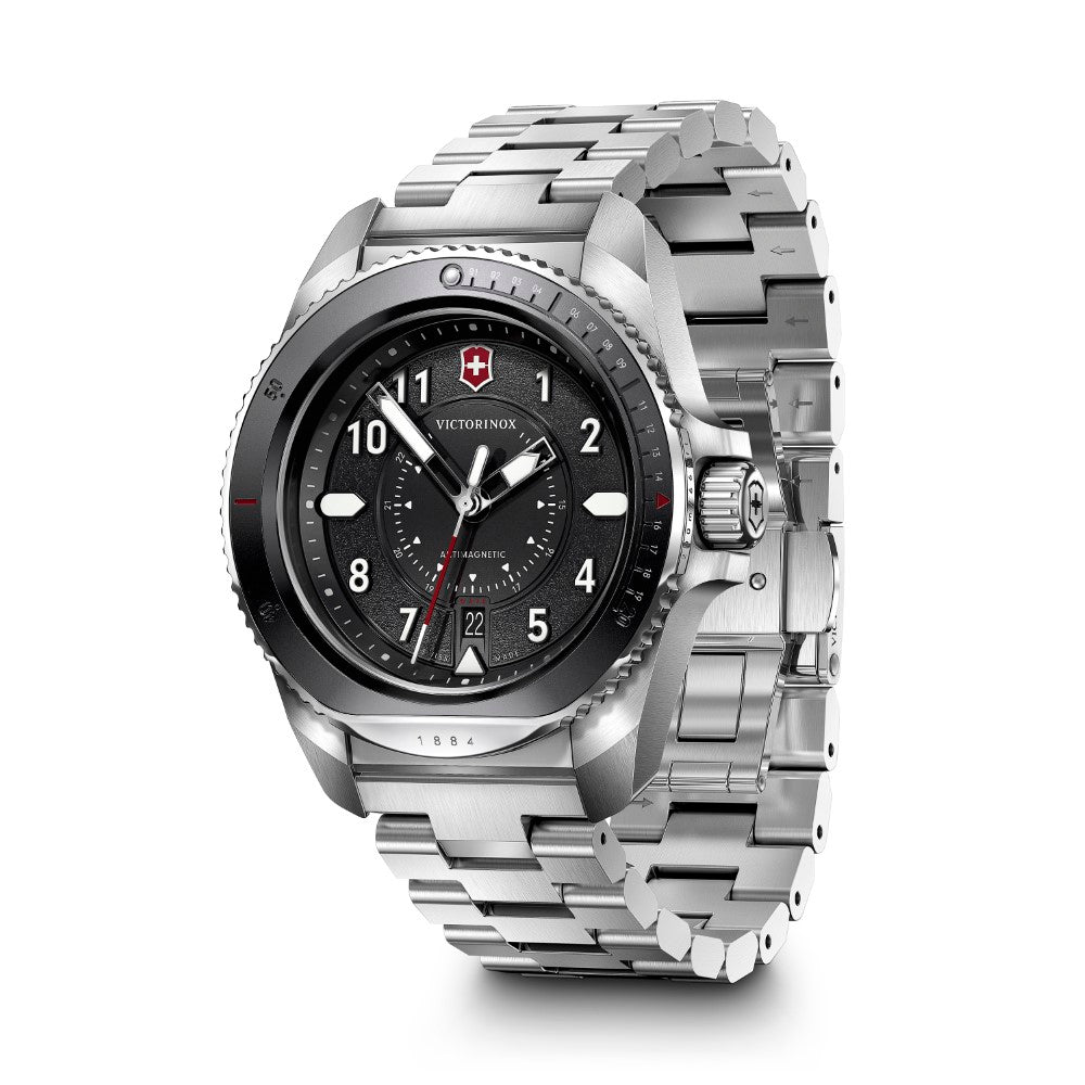 Victorinox Men's Quartz Watch with Black Dial - VTX-0141