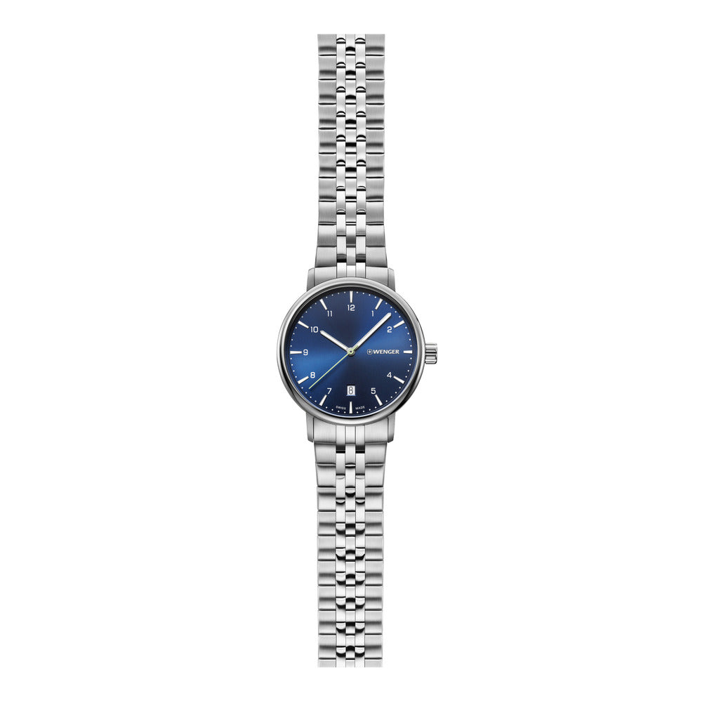 Wenger Men's Quartz Watch with Blue Dial - WNG-0086