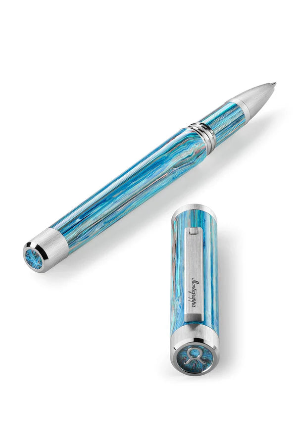 Montegrappa Zero Zodiac Taurus Rollerball Pen Palladium - MGPN-0061