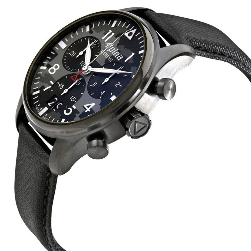 Alpina Men's Quartz Camouflage Dial Watch - ALP-0014