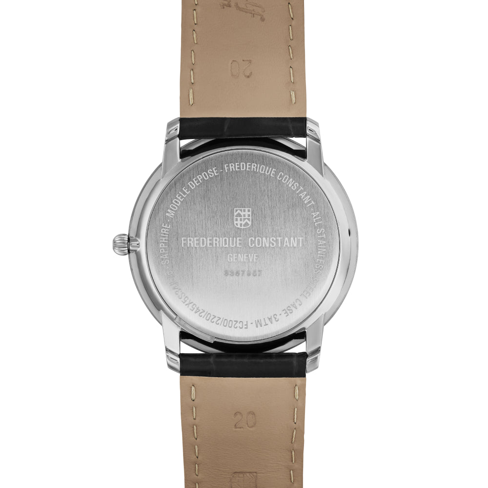 Frederique Constant Men's Quartz Watch with Silver Dial - FC-0099