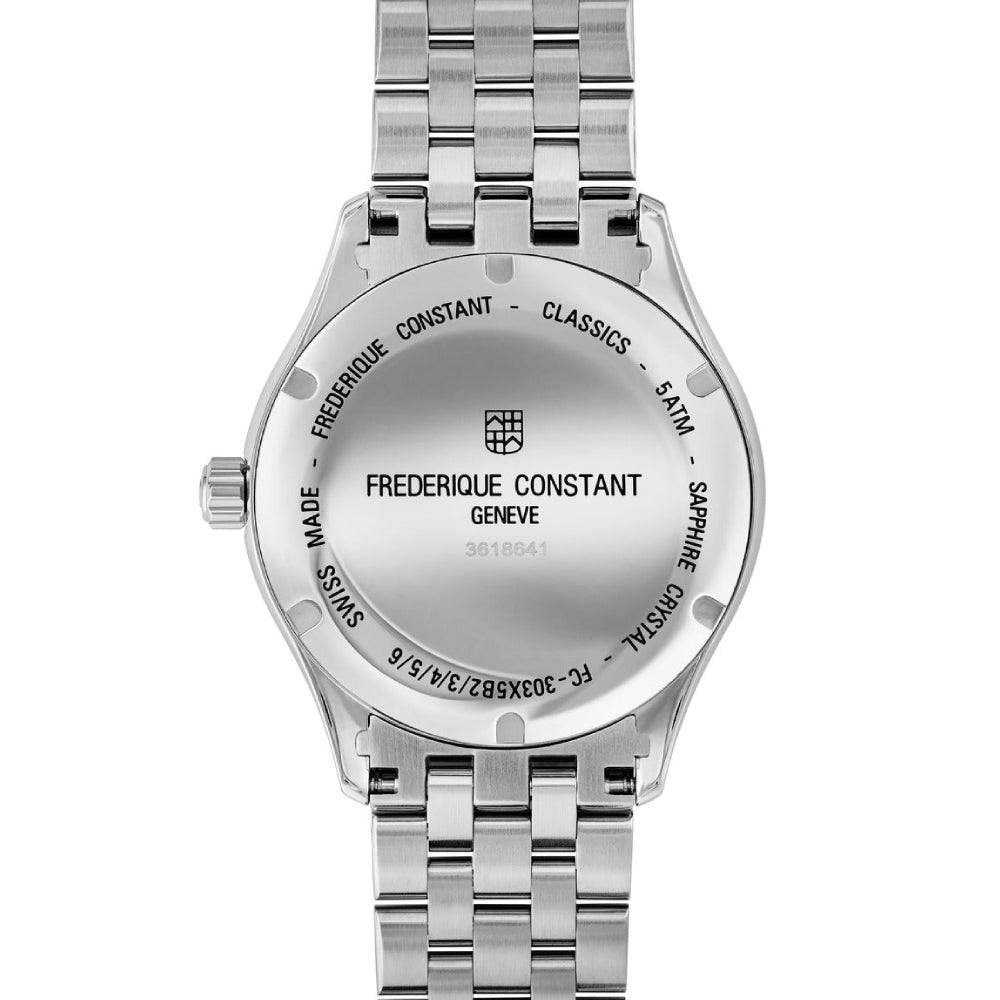 ساعة فريدريك كونستانت الرجالية بحركة أوتوماتيكية ولون مينا أسود - FC-0032