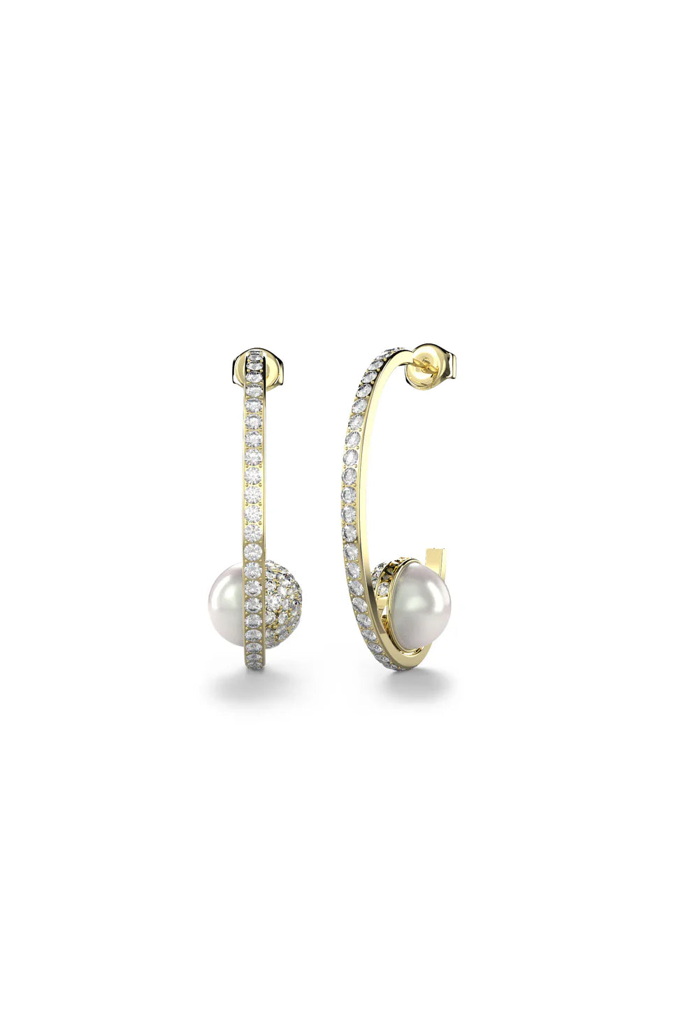 Guess Women's Gold Hoop Earrings - GWCER-0108(G)