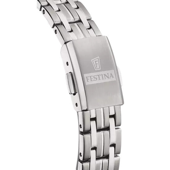 Festina women's white dial quartz watch - f20468/1