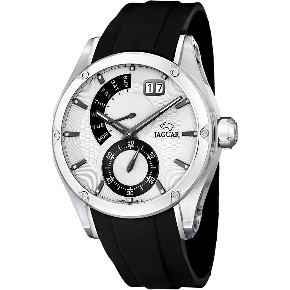 Jaguar Men's Watch, Quartz Movement, Silver Dial - J678/1