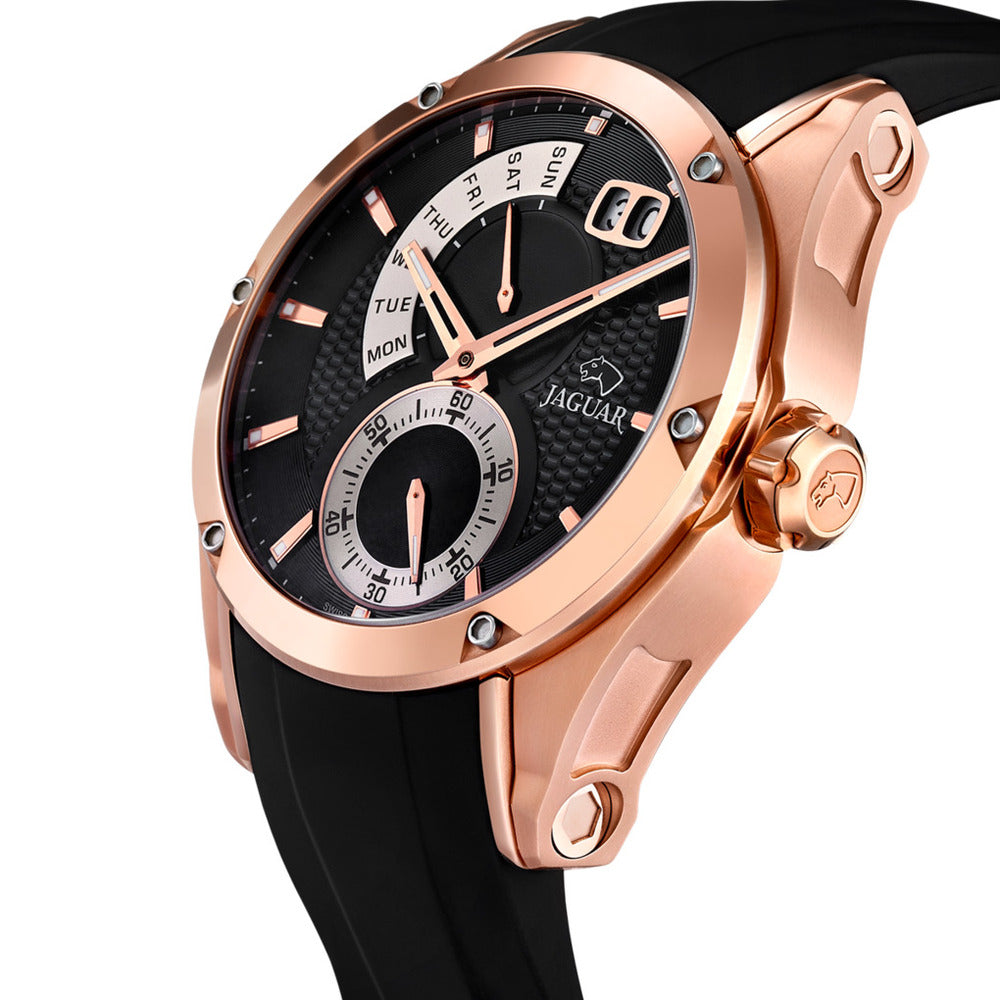 Jaguar Men's Watch, Quartz Movement, Black Dial - J679/1