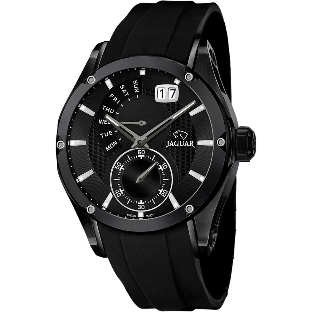 Jaguar Men's Watch, Quartz Movement, Black Dial - J681/1