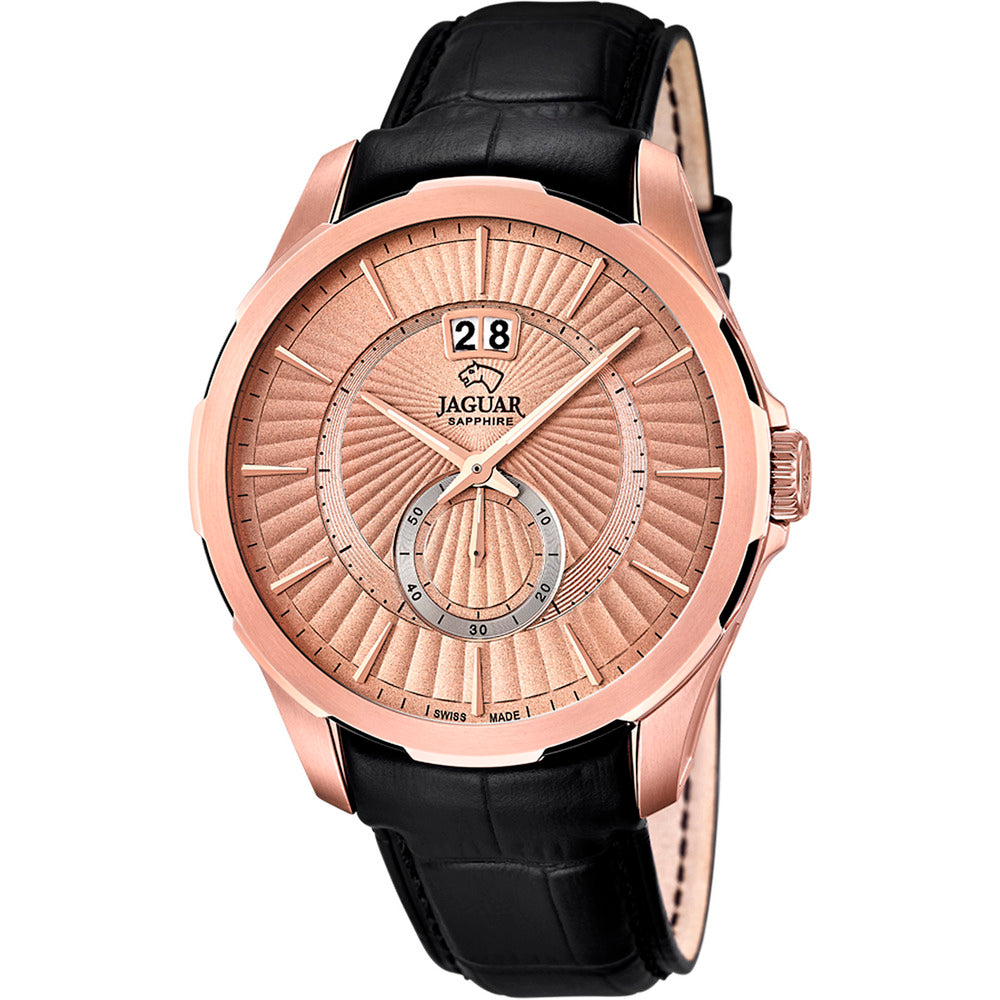 Jaguar Men's Quartz Watch with Rose Gold Dial - J683/1