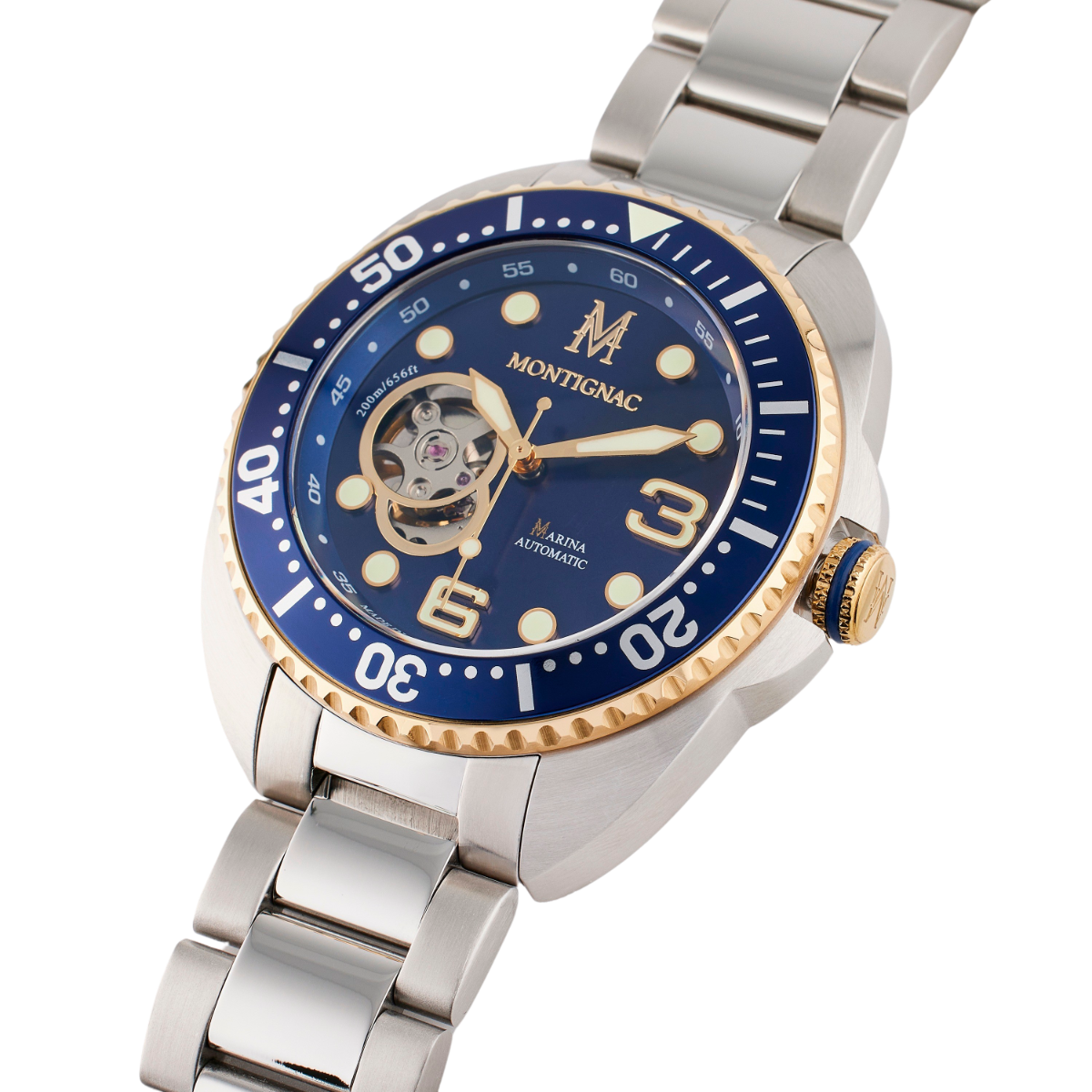 Montagnac Men's Automatic Watch with Blue Dial MNG-0033