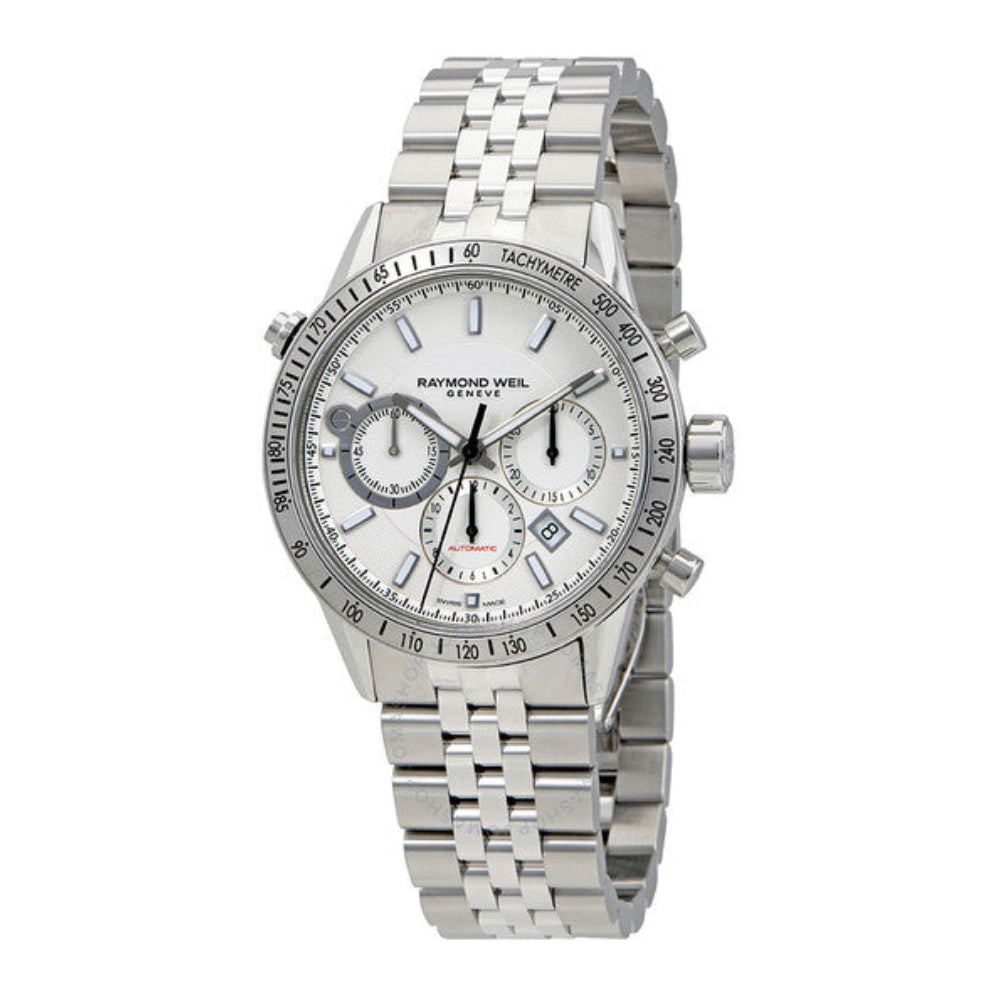 Raymond Weil Men's Automatic Movement White Dial Watch - RW-0105