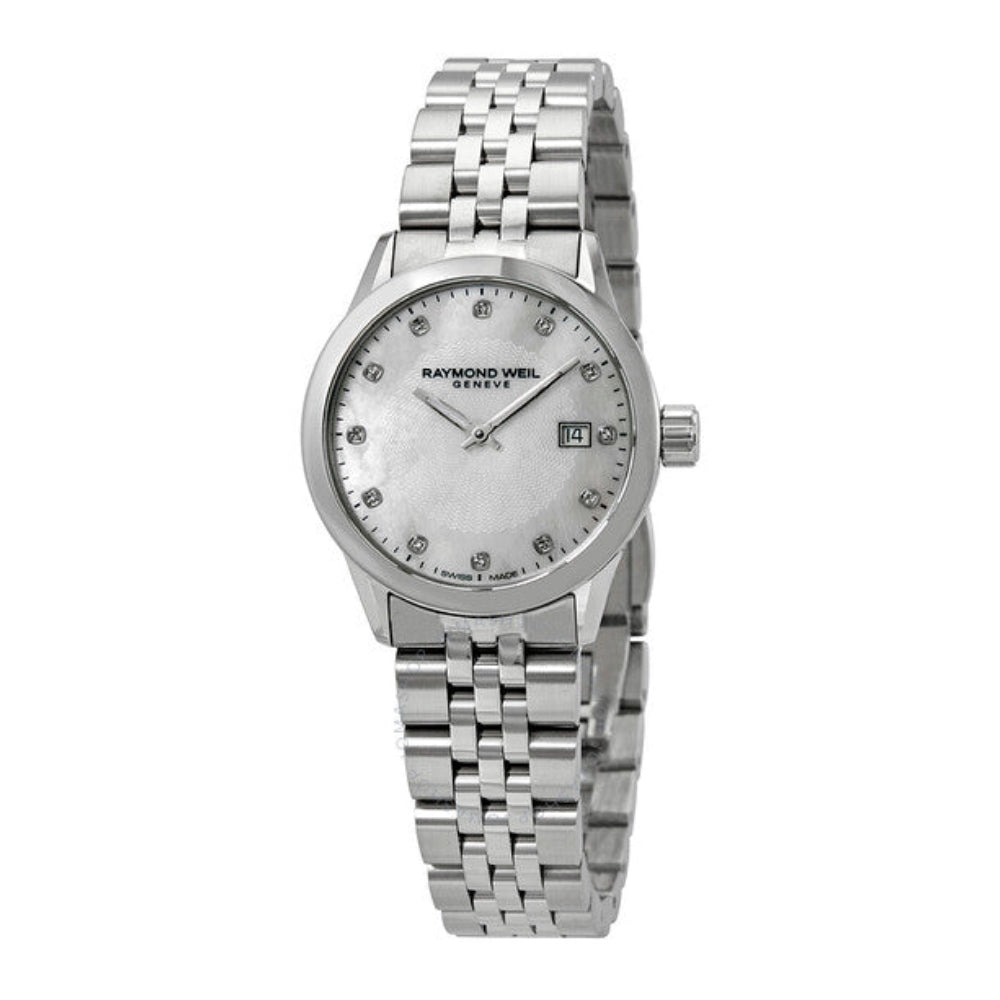 Raymond Weil Women's Quartz White Dial Watch - RW-0139 (DMND/12)
