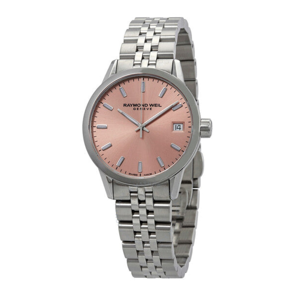 Raymond Weil Women's Quartz Watch, Pink Dial - RW-0252
