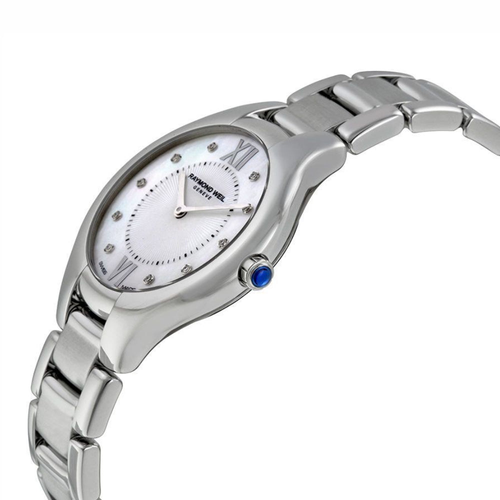 Raymond Weil Women's Quartz White Dial Watch - RW-0024(DMND/10)