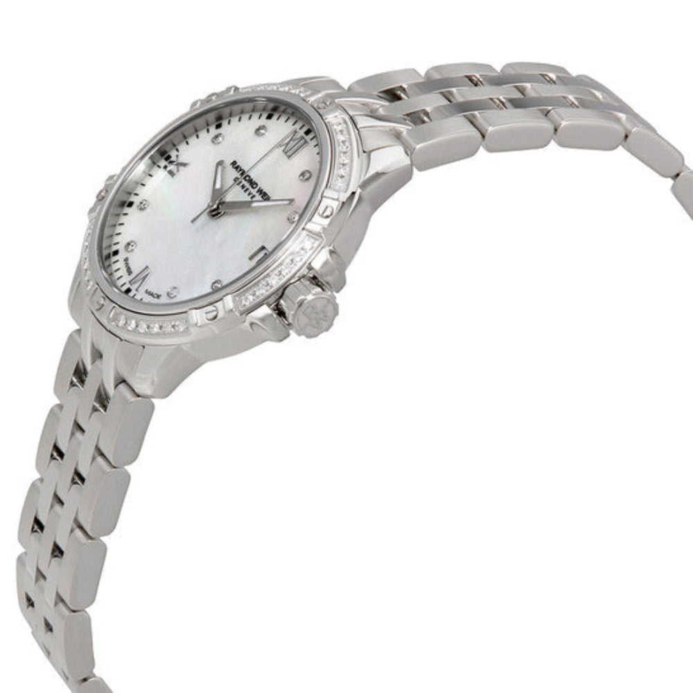 Raymond Weil Women's Quartz White Dial Watch - RW-0104(DMND/08)