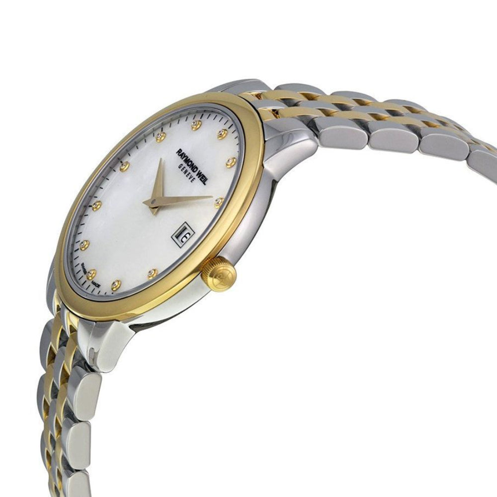 Raymond Weil Women's Quartz White Dial Watch - RW-0030(DMND/11)