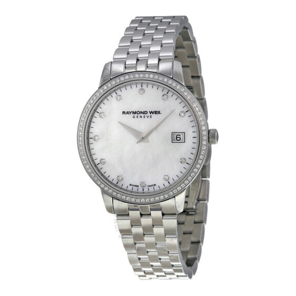 Raymond Weil Women's Quartz White Dial Watch - RW-0031(DMND/91)