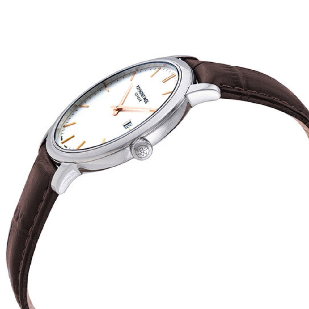 Raymond Weil Men's Quartz Watch, Silver Dial - RW-0042