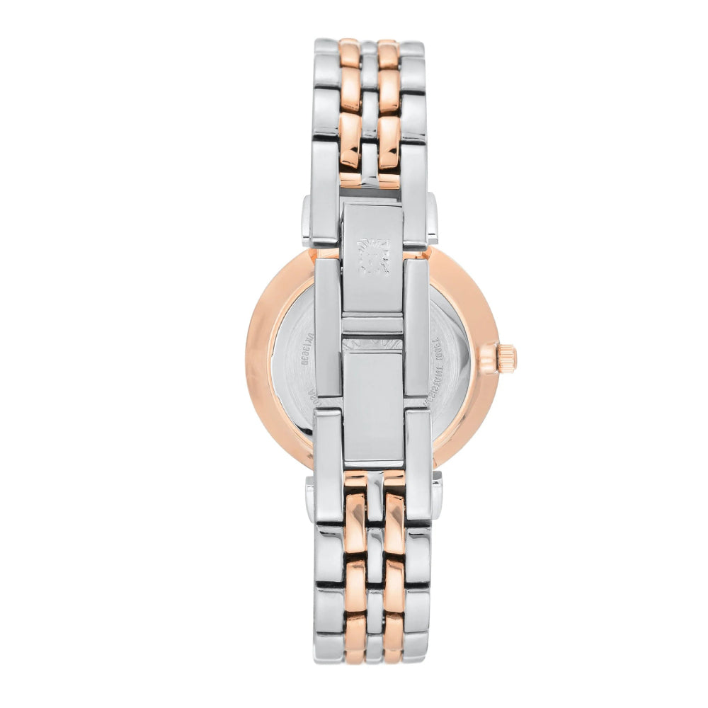Anne Klein Women's Quartz Watch, Silver and White Dial - AK-0110