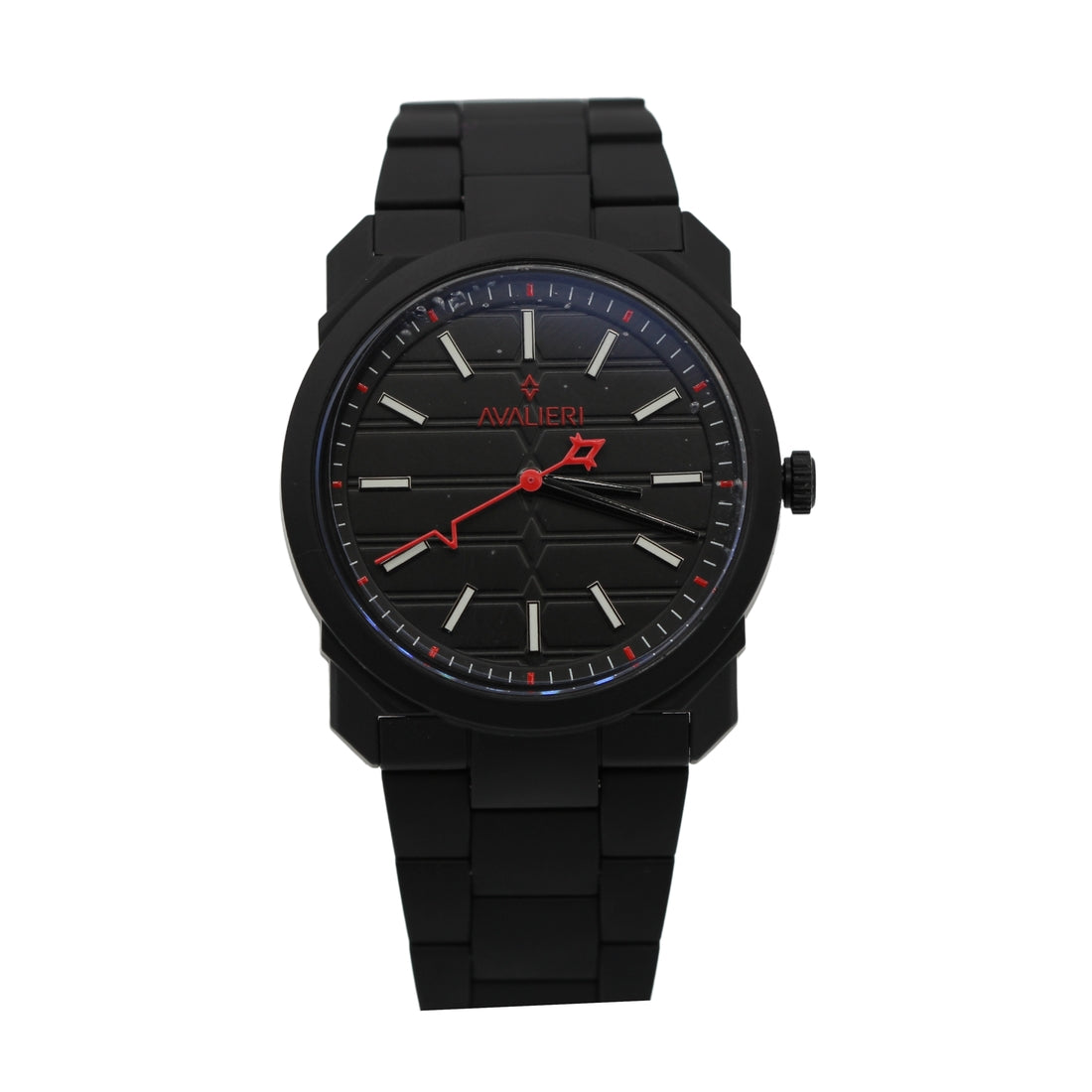 Avalieri Men's Quartz Watch with Black Dial - AV-2575B
