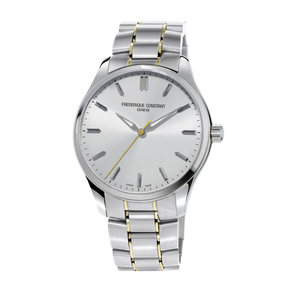 Frederique Constant Men's Quartz Watch, Silver Dial - FC-0223