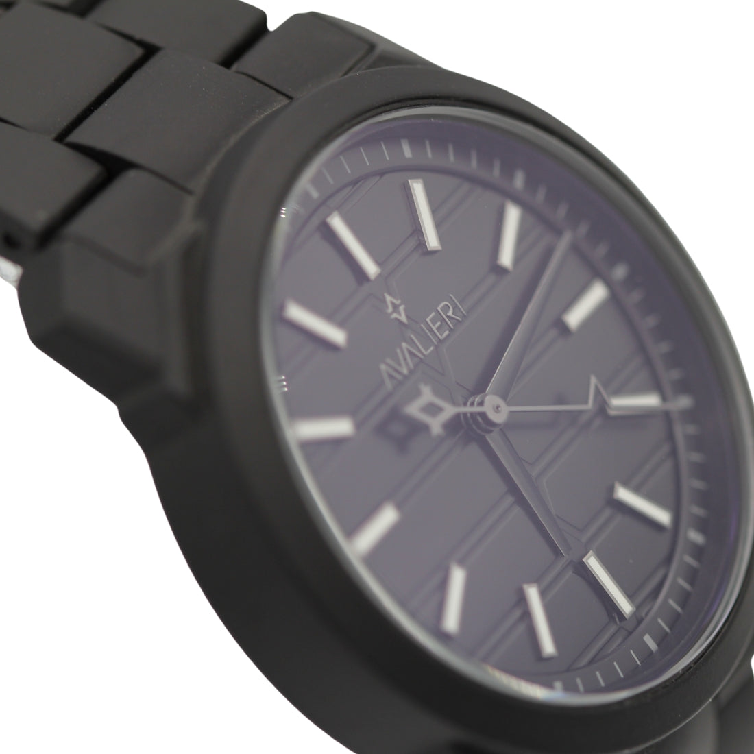 New Avalieri Collection Men's Quartz Black Dial Watch - AV-2577B