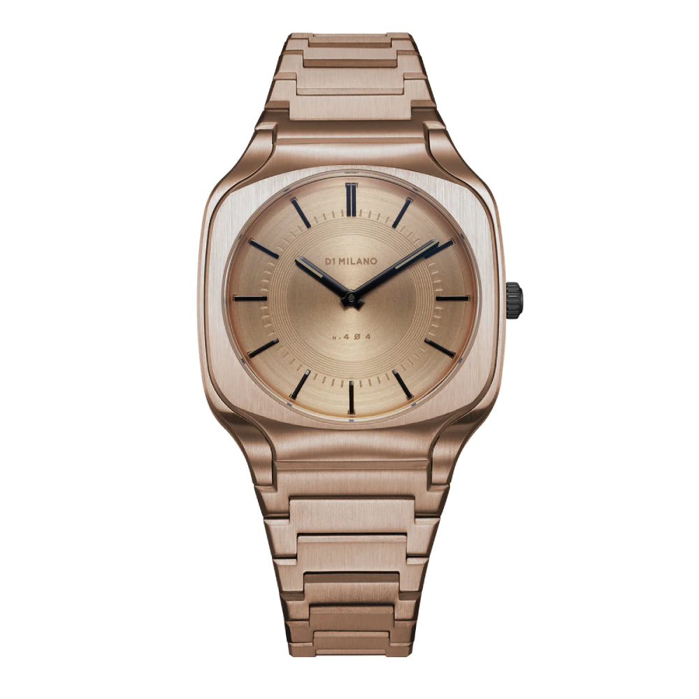 D1 Milano Men's and Women's Quartz Watch, Gold Dial - ML-0296