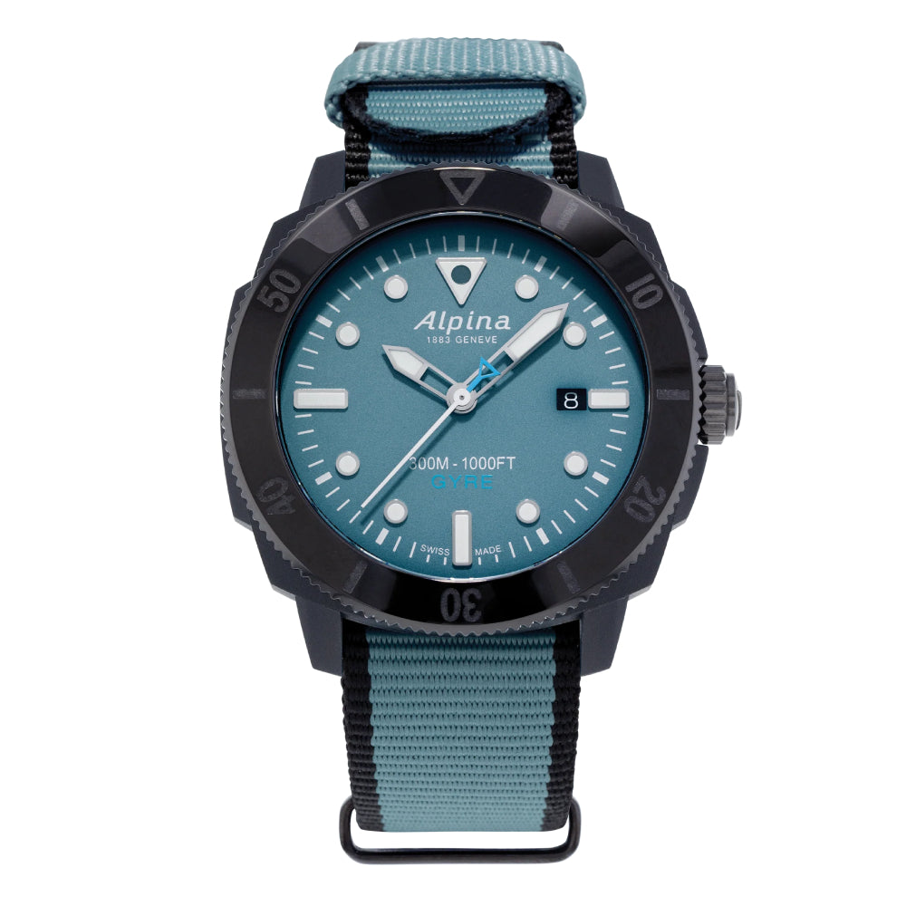 Alpina Men's Automatic Movement Blue Dial Watch - ALP-0077+L