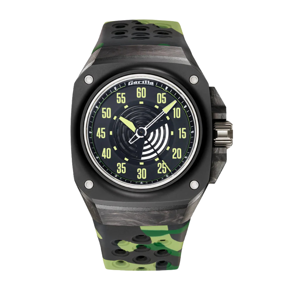 Gorilla Men's Automatic Movement Black Dial Watch - GOR-0003