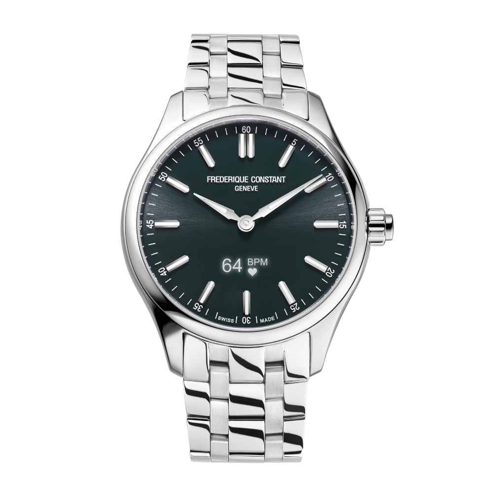 Frederique Constant Men's Quartz Green Dial Watch - FC-0246