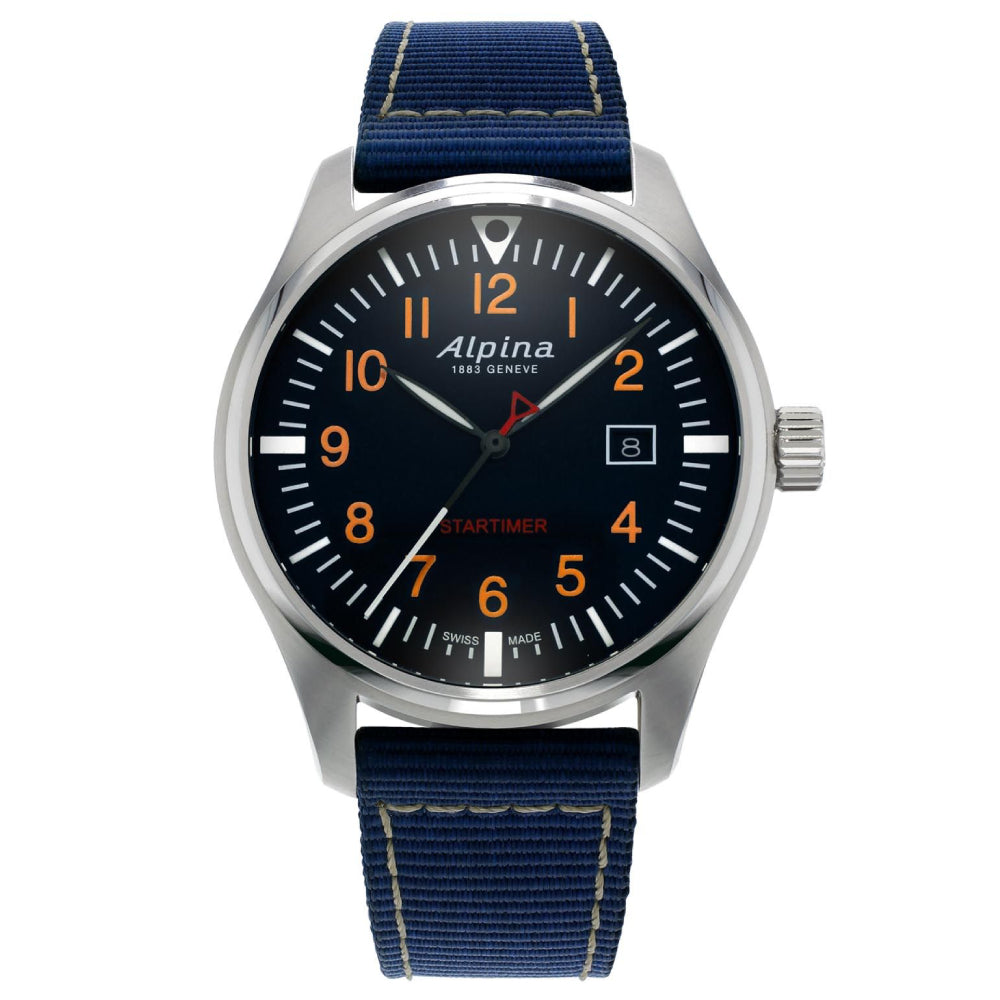 Alpina Men's Quartz Black Dial Watch - ALP-0034