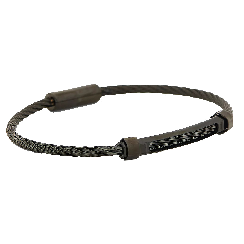 Cerruti Black Bracelet for Men - CERBR-0028