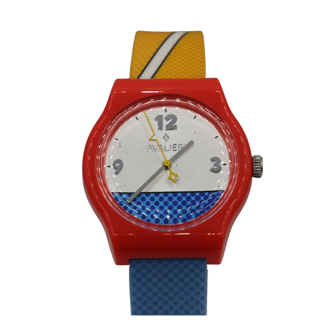 Avalieri Kids' Quartz Watch, White Dial - AVK-0001