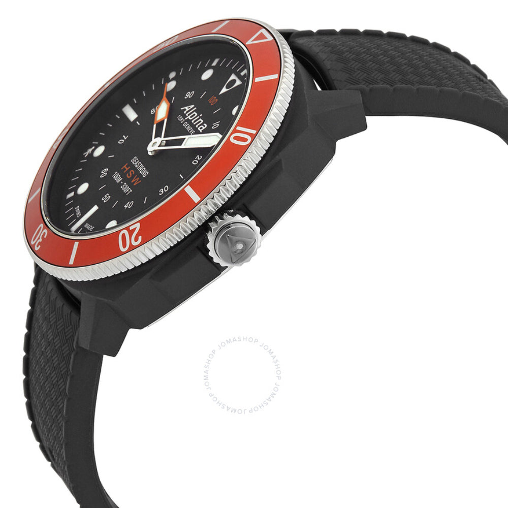 Alpina Men's Quartz Black Dial Watch - ALP-0011