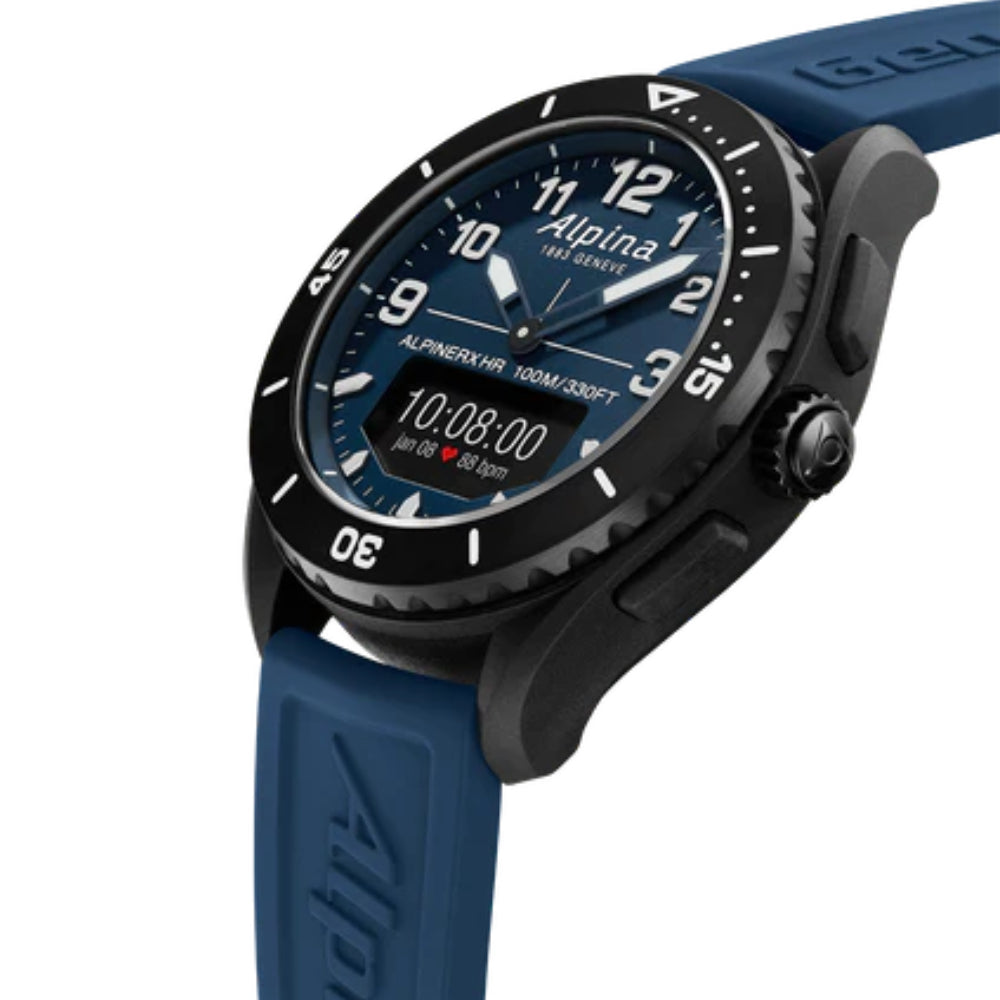 Alpina Men's Quartz Blue Dial Watch - ALP-0075+Charger